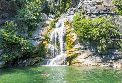 Cascade l'Ucelluline Struccia Bucatoggio Haute Corse